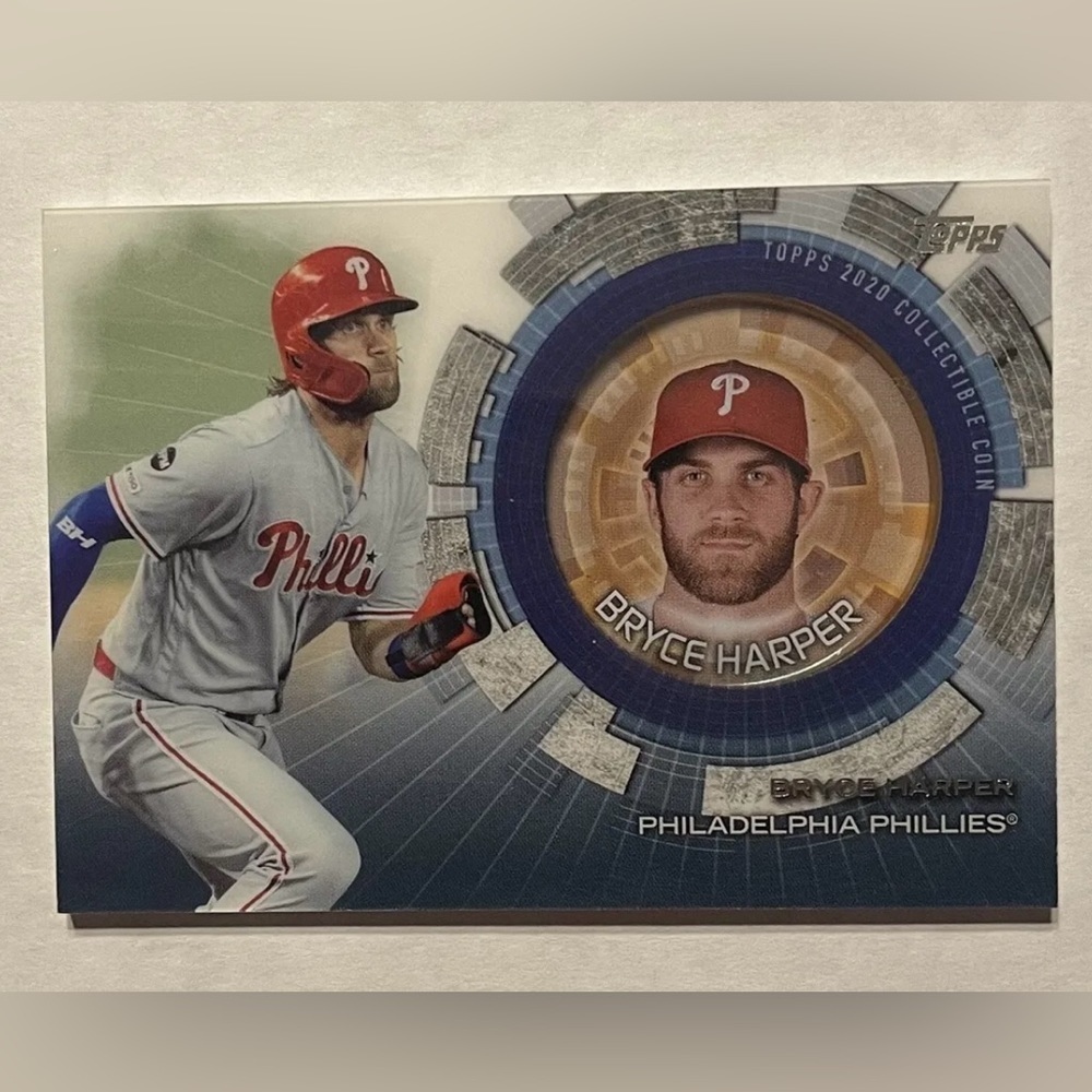 Bryce Harper Topps Exclusive Baseball Coin Card